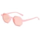 thumbnail image 5 of Gafas de sol cuadradas con espejo pequeño de estilo vintage poligonal para mujer uv400 Rosado jinwen Gafas de sol cuadradas, 5 of 5