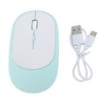 thumbnail image 2 of Compact 2.4G Wireless Mouse  Dual Mode Quiet Rechargeable Compact Portable Computer Mouse with Receiver for OS X Laptop, 2 of 7