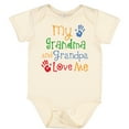 thumbnail image 3 of Inktastic My Grandma and Grandpa Love Me Boys or Girls Baby Bodysuit, 3 of 5