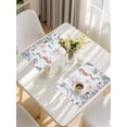 thumbnail image 5 of Seahorse Coastal Placemats Set of 4, Summer Beach Ocean Shell Jellyfish Starfish Placemats for Dining Table, Place Mats for Kitchen Tabletop, Waterproof Wipeable Dining Table Mats Set, 5 of 9