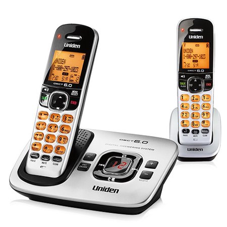 Uniden D1780-2 Cordless Phone with Backlit LCD Display & 1 Extra Handsets