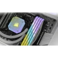 thumbnail image 3 of Corsair Vengeance RGB RT 32GB (2 x 16GB) DDR4 DRAM 3600MHz C18 Memory Kit, White, 3 of 11