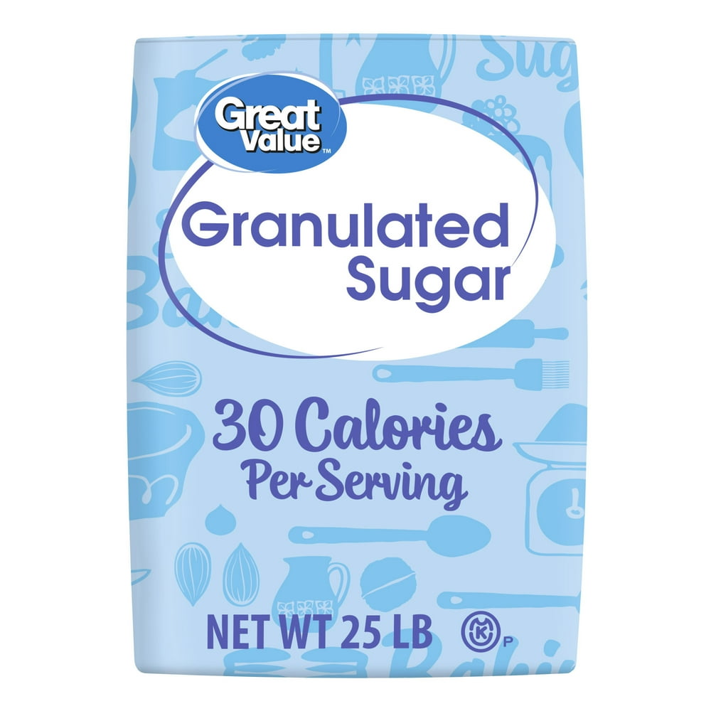 Great Value Pure Granulated Sugar 25 Lb Walmart Walmart great-value-pure-granulated-sugar-25-lb-walmart-walmart