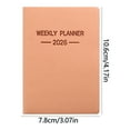 thumbnail image 3 of Mini Notebook Organizer Planner | A7 Pocket Daily Planner Travel Diary | 128 Pages | 78 x 106 mm | Lightweight Paper Journal | Portable Memo Book for Office, Travel, Notes, 3 of 5