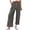 Solid Color, Striped, variant on sovlvnd Up to 65% Off Women Loose Casual Fashionable Comfortable Solid Color Plus Size Striped Straight Leg Wide Leg Pants Cropped Pants