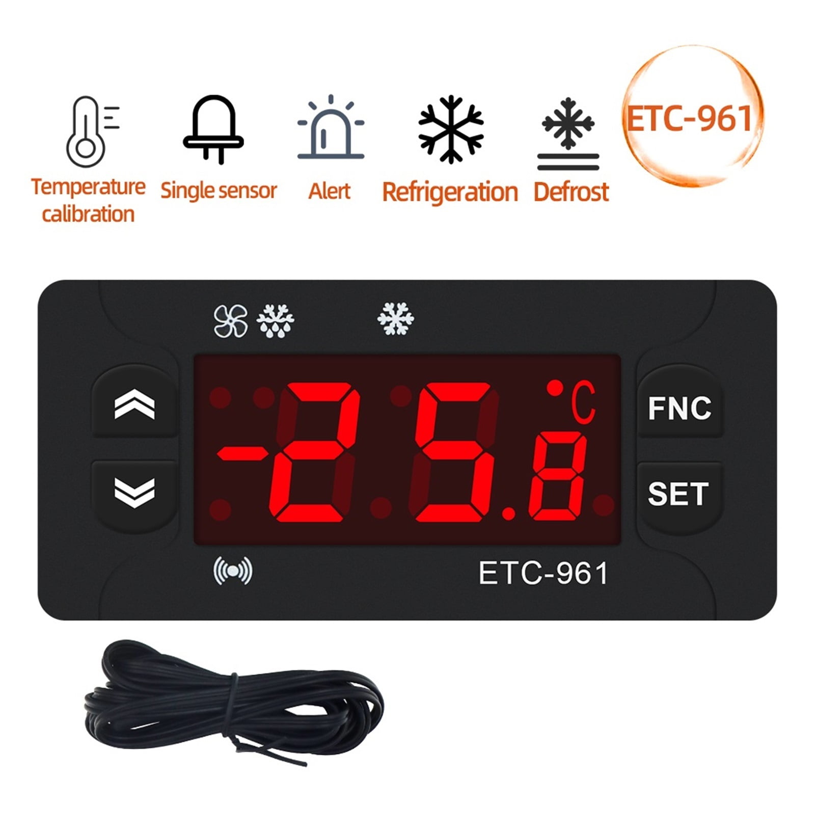 ETC-961 Thermostat Temperature Controller Humidity Control Thermometer Hygrometer ,Fast Response