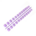 thumbnail image 3 of sweethay Paquete de 24 uñas postizas de ataúd esmerilado de cabeza cuadrada corta DIY estilo francés uñas acrílicas únicas para amantes de Type3 NO3, 3 of 5