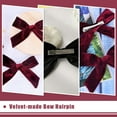 thumbnail image 4 of 4 piezas de accesorios para el cabello de terciopelo con diseño de lazo, tocados para el cabello, decoraciones para el cabello, 4 of 8