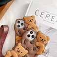 thumbnail image 5 of for iPhone 13 Pro Max Case Cookie Bear Kawaii Phone Cases,Cute iPhone 13 Pro Max Case with Strap Lanyard 3D Cartoon Bear Soft Silicone Protective Case Funny for iPhone 13 Pro Max Women Girls, 5 of 14