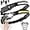 Black, variant on LED Rechargeable Headlamp, Waterproof Camping Accessories for Adults, Lightweight Head Lamp Flashlight, 5 Modes for Outdoor Camping Running Cycling Fishing, etc… (1PCS Black)