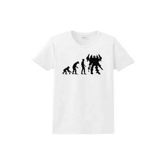 The Evolution of Transformering Machinery T-Shirt White 2X-Large