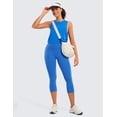 thumbnail image 3 of CRZ YOGA Womens Butterluxe Workout Capri Leggings with Pockets 21 Inches, 3 of 4