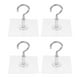 thumbnail image 2 of GOOHOCHY 4 ganchos adhesivos resistentes para techo, para plantas, sin taladros, luces y decoraciones., 2 of 8
