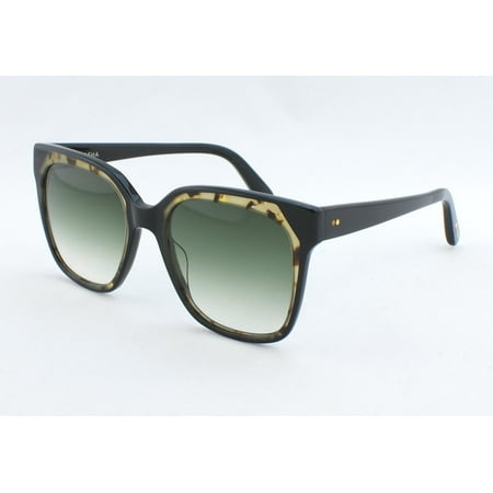 TOMS Natasha 10017422 Sunglasses - Lemon Geometric Tortoise/Deep Olive Gradient