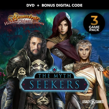 Amazing Hidden Object Games: The Myth Seekers - 3 Pack, PC DVD with Digital Download Codes