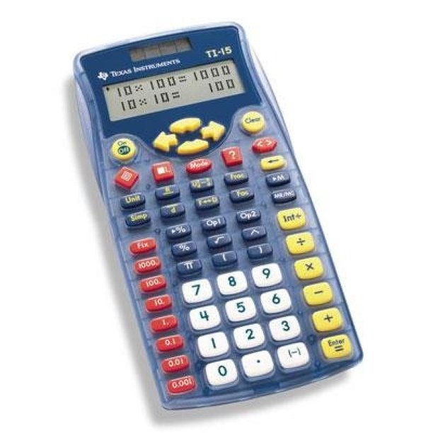 Texas Instruments TI15 School Calculator