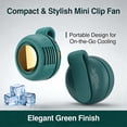 thumbnail image 2 of Portable Silent Mini Bladeless Electric Fan, Adjustable 3-Speed Suspended Whirlwind Cooler Fans, For Outdoor & Travel & Office, Travel Accessories, 2 of 5