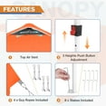 thumbnail image 5 of EAGLE PEAK 10 x 10 Pop up Canopy Tent, Instant Outdoor Folding Shelter,Orange, 5 of 9