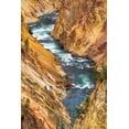 thumbnail image 2 of Bishop, Russ 13x18 White Modern Wood Framed Museum Art Print Titled - The Yellowstone River in the Grand Canyon of the Yellowstone-Yellowstone National Park-Wyoming-USA, 2 of 4