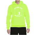 thumbnail image 2 of Wild Bobby, Can't Work Today My Arm Is In A Cast, Fishing, Unisex Graphic Hoodie Sweatshirt, Safety Green, Medium, 2 of 5