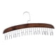 thumbnail image 5 of Perchero de madera para colgar corbatas, organizador con gancho para armario, accesorios de almacenamiento para corbatas Marron oscuro, 5 of 9