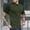 Army Green, variant on Men's Short Sleeve Knit Shirts Lightweight Geometric Pattern T-Shirt 2025