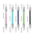 thumbnail image 6 of 5 Pcs Silicone Nail Tools Dual Tipped Nail Art Sculpture Pen Rhinestone Nail Polish Carving Pen Rubber Tip Nail Brushes for Mirror Powder Sculpting Sticker Transfer, DIY Home Salon Nail Art Supplies, 6 of 6