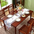 thumbnail image 4 of Weloille Table Runner 1-Piece, Independence Day Gnome Pattern Table Runner, Decorative Table Runner, Festive Table Decor, Table Runner for Independence Day Celebration, 4 of 7