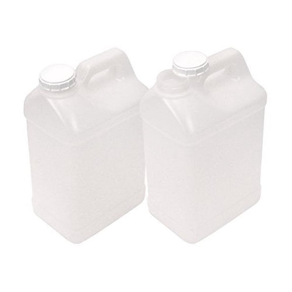 Natural 2.5 Gallon Plastic F-Style Jug, 2 Pack