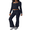 Navy Blue, variant on LYMAYTER Women Workout 2 Piece Sets Yoga Flare Pants Suit Long Sleeve Square Neck Top Tracksuits Outfit S-XL