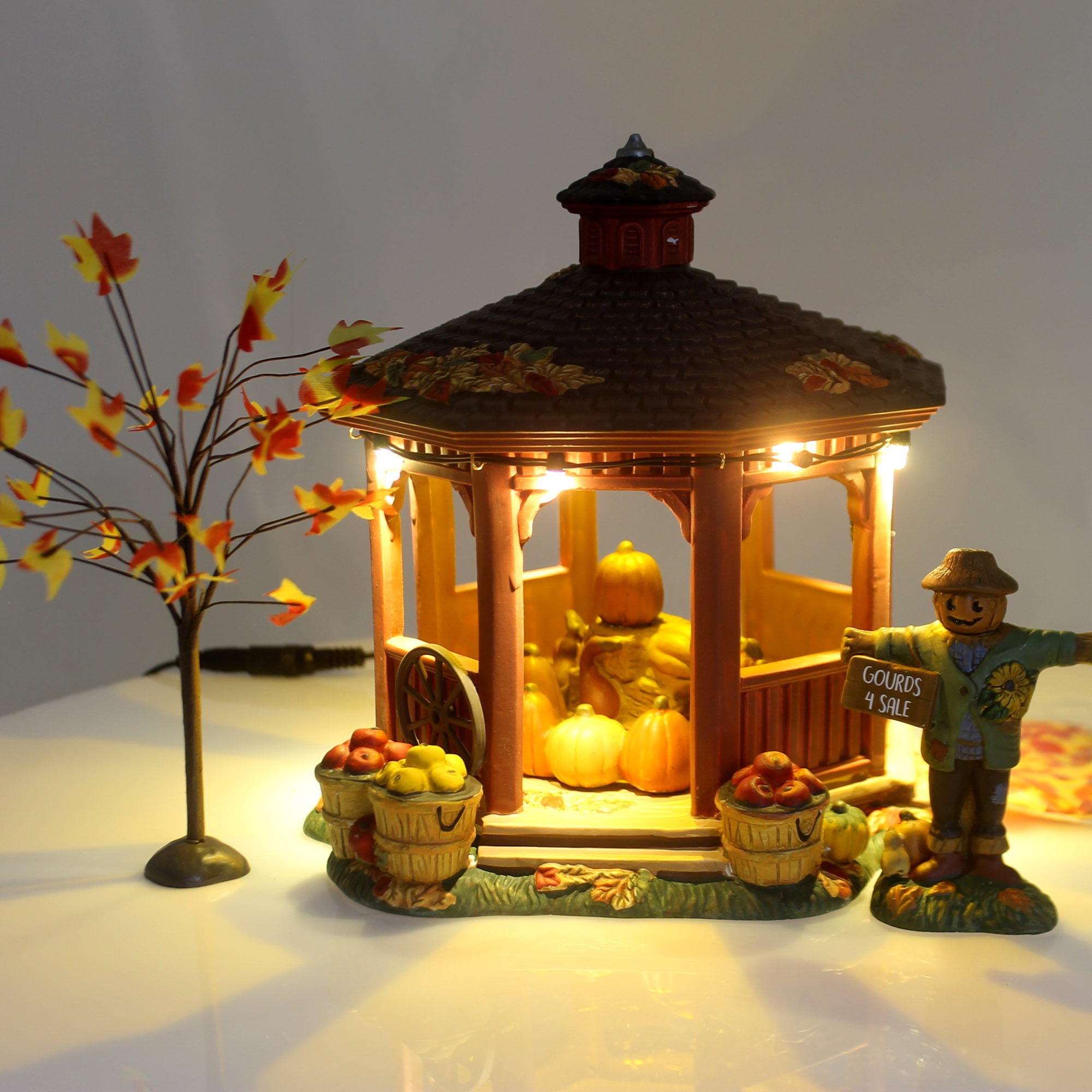 Department 56 House Harvest Gazebo Box Set Ceramic Halloween