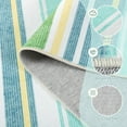 thumbnail image 6 of FULIE 5'x8'Boho Area Rugs Living Room Rugs Non-Slip Carpet Rug,Green, 6 of 7