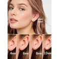 thumbnail image 5 of ChicSilver 925 Sterling Silver Pearl Stud Earrings for Women, Freshwater Cultured White Pearl Earrings 4-10mm, Hypoallergenic Small Pearl Earrings for Sensitive Ears, Gift Jewelry, 5 of 9