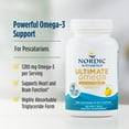 thumbnail image 6 of Nordic Naturals Ultimate Omega Fish Gelatin Softgels, Lemon, 1280 mg, 60 Ct, 6 of 10