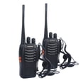 thumbnail image 1 of Radios bidireccionales Walkie Talkies de largo alcance para adultos con auriculares, radio portátil recargable de 16 canales de 2 vías con linterna, batería de iones de litio y cargador (paq, 1 of 5