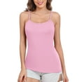 thumbnail image 3 of Attraco Women's Tank Tops Camisole with Shelf Bra Workout Yoga Top Modal Undershirt, 3 of 7