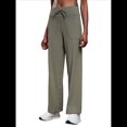 thumbnail image 2 of Pantalones Anchos y Cómodos para Mujer, con Bolsillos Grandes, para Fitness, Yoga y Deportes Casuales. Verde L, 2 of 8