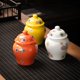 thumbnail image 3 of Latas de té de cerámica retro azul y blanca, latas de té para almacenamiento doméstico, té negro, té Pu'er, latas selladas, latas a prueba de humedad, 3 of 7