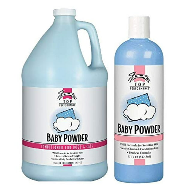 Baby Powder Pet Conditioner Gentle Mild Formula 17oz or Gallon Concentrate Size (17oz)
