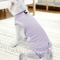 thumbnail image 4 of Comfortable Pet Recovery Shirt Post Spay Op Stretch Fabric Prevents Wound Lickings Promotes Fast Recovery, 4 of 11