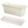 thumbnail image 1 of Clearance! Window Box Planter Pots for Plants House Plants Indoor Planter Rectangular Windowsill Box Vegetables Pot Outdoor Spring Home Garden Patio Modern Decor Flower Pots,B, 1 of 9