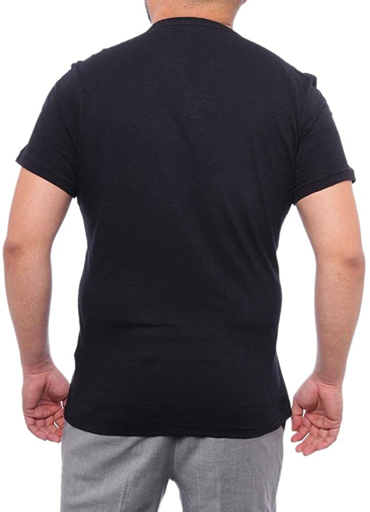 I-N-C Mens Bird-V-Neck Graphic T-Shirt, Black, Medium