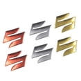 thumbnail image 3 of 2pcs/set S Logo 3d Motorcycle Body Trunk Decor Styling Decals Sticker For Suzuki Mengxi, 3 of 4