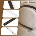 thumbnail image 2 of Youkk 4pcs PU Convenient Replacement Strap For Handbags Durable And Scratch-proof Exquisite Craft White+Coffee 1Set, 2 of 6