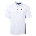 thumbnail image 2 of Men's Cutter & Buck  White Oklahoma State Cowboys Alumni Logo Virtue Eco Pique Tile Print Recycled Polo, 2 of 3
