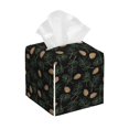 thumbnail image 1 of Balery Pine Cone Woodland Pattern Porta Pañuelos de Cuero con Estampado – Funda Moderna Cuadrada para Caja de Pañuelos, Dispensador 5x5x5'', 1 of 7