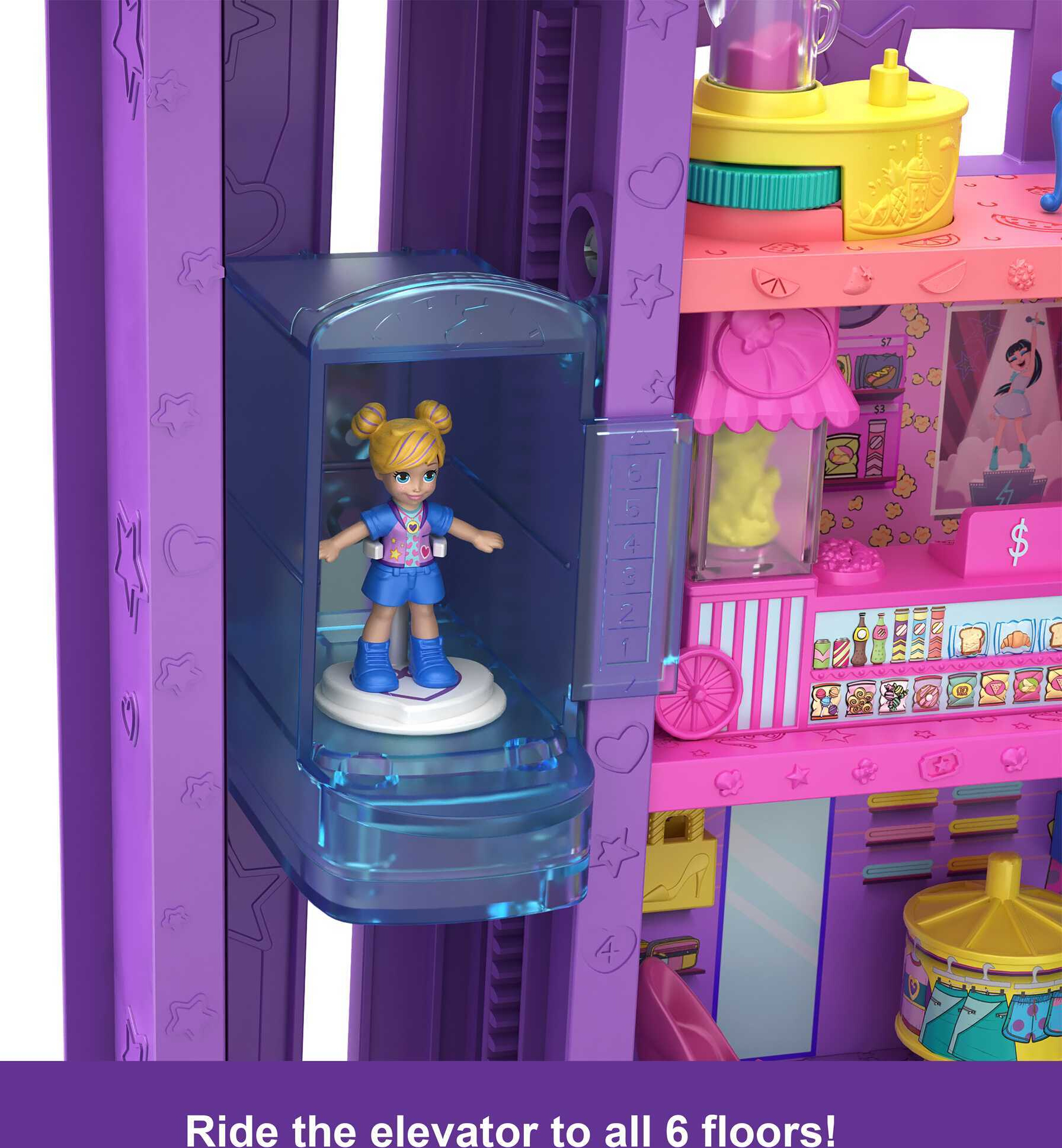 Polly Pocket Pollyville Mega Mall Playset With Themed Accessories - image 4 of 7