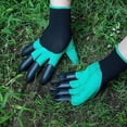 thumbnail image 5 of Guantes de jardinería con garras, 1 par de guantes de trabajo al aire libre para jardinero, regalo para hombres y mujeres, 5 of 5