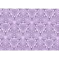 thumbnail image 1 of Ahgly Company Machine Washable Indoor Rectangle Transitional Purple Flower Purple Area Rugs, 8' x 12', 1 of 7