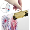 thumbnail image 3 of ZHANZZK Independence Day Pickup Truck Clipboard Hardboard Wood Nursing Clip Board and Pull for Standard A4 Letter 13x9 inches, 3 of 7